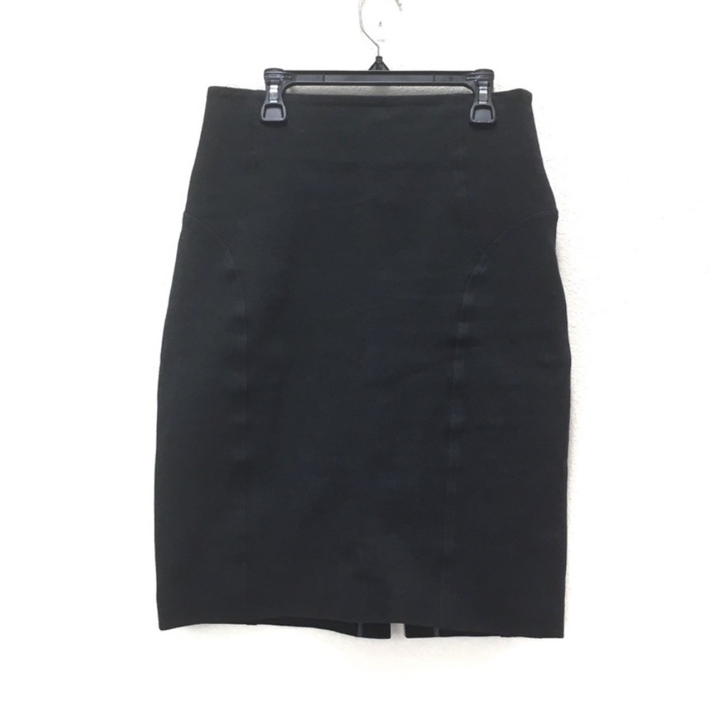 Gunex Black Wool Pencil Skirt 4